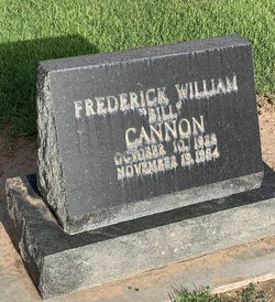 Frederick William “Bill” Cannon 