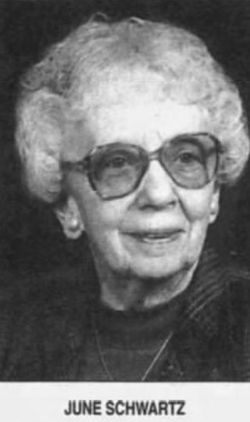 June Ruth <I>Trastek</I> Schwartz 