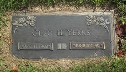 Cleo Helen <I>Padgham</I> Yerks 