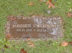 Marguerite Lassey <I>Crabtree</I> McCausland 