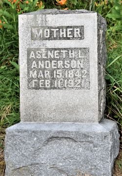 Aseneth L. <I>Biddle</I> Anderson 