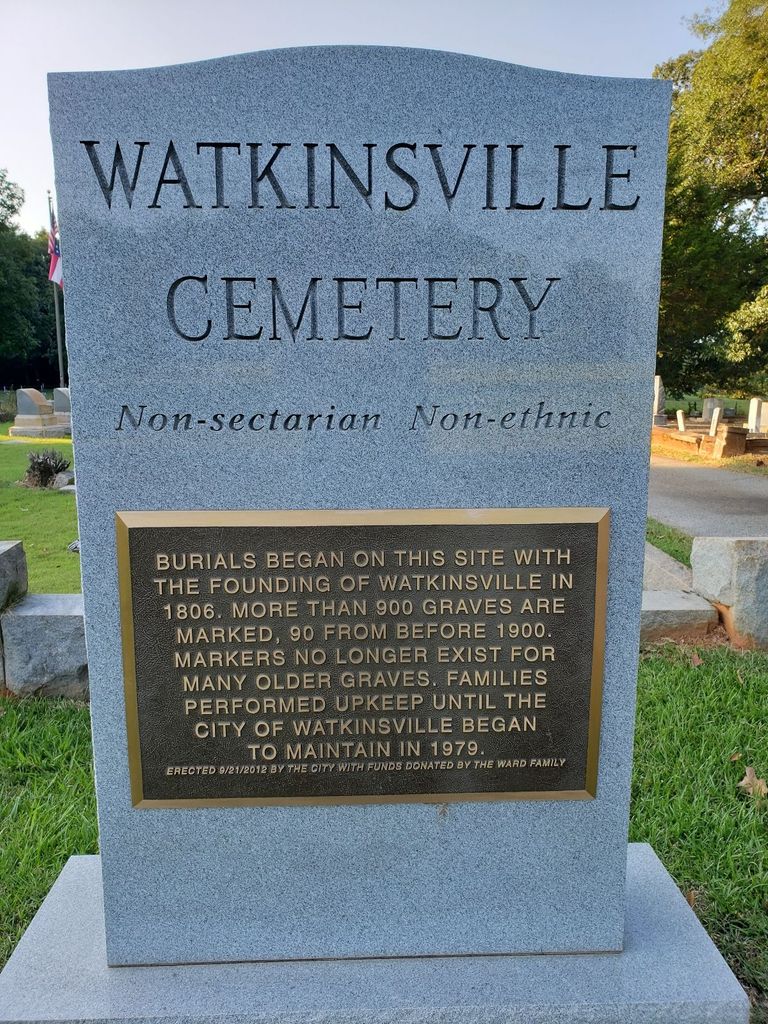 Watkinsville Cemetery
