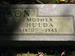 Hulda Emelie <I>Skold</I> Davidson 