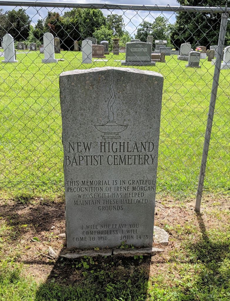 New Highland Baptist Church Cemetery