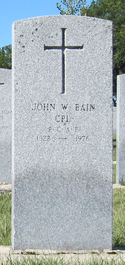 CPL John William Bain 
