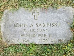 John Anthony Sabinski 