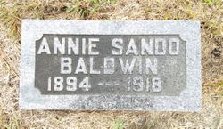 Annie <I>Sando</I> Baldwin 