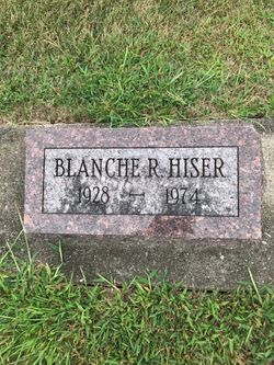 Blanche Ruth <I>Blankenfeld</I> Hiser 