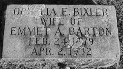 Ophelia Ella <I>Bixler</I> Barton 