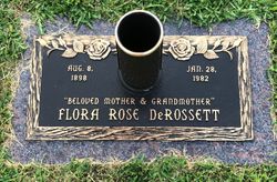 Flora Esther <I>Rose</I> DeRossett 