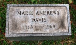Marie <I>Andrews</I> Davis 
