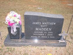 James Matthew Matt Madden 