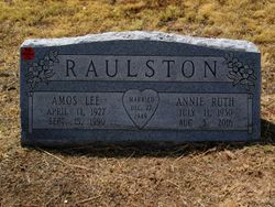 Annie Ruth <I>Love</I> Raulston 
