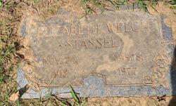 Elizabeth Francis <I>Welch</I> Stassel 