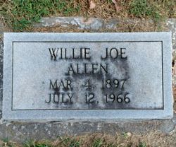 Willie Joe Allen 