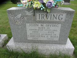 Christena Elizabeth <I>Ross</I> Irving 