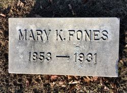 Mary Katherine <I>Curtiss</I> Fones 