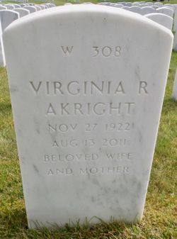 Virginia R. <I>Conrad</I> Akright 