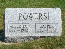 Alberta May “Bertie” <I>Rice</I> Powers 