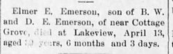 Dr Elmer Erroll Emerson 