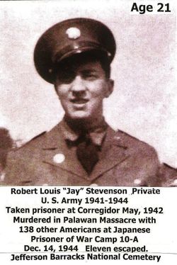 Pvt Robert Louis “Jay” Stevenson 