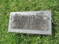Bertha Emelia <I>Fischer</I> Aring 