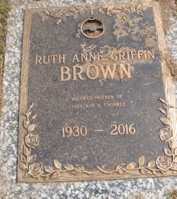 Ruth Anne <I>Griffin</I> Brown 