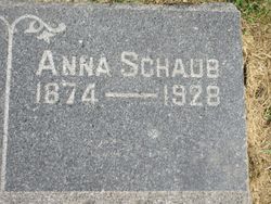Anna L <I>Pottorff</I> Schaub 