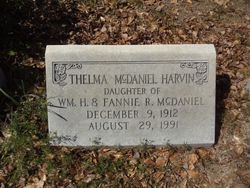 Thelma <I>McDaniel</I> Harvin 