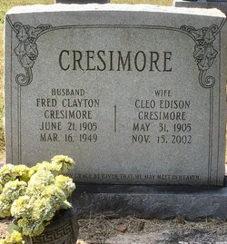 Cleo <I>Edison</I> Cresimore 