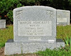 Margie Lee <I>Ashcraft</I> Davis 