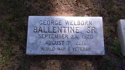 George Welborn Ballentine Sr.