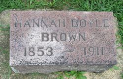Hannah <I>Boyle</I> Brown 