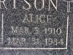 Argie Alice Robertson 
