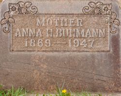 Anna Margaret “Annatt” <I>Henrichs</I> Buhmann 