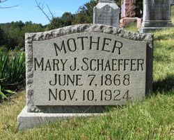 Mary Jane <I>Rutledge</I> Schaeffer 