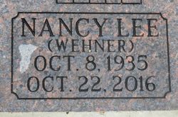 Nancy Lee <I>Wehner</I> Abbott 