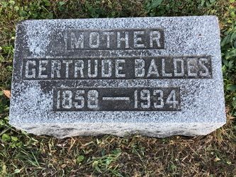 Gertrude Ann Elizabeth <I>Helmrich</I> Baldes 