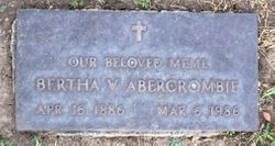 Bertha Vio <I>Baysinger</I> Abercrombie 