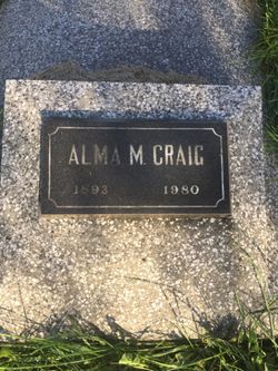 Alma M Craig 