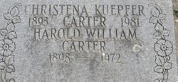 Christena <I>Kuepfer</I> Carter 