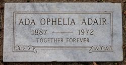 Ada Ophelia <I>Curlee</I> Adair 