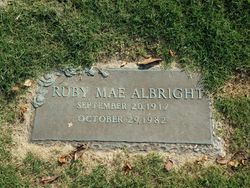 Ruby Mae Albright 
