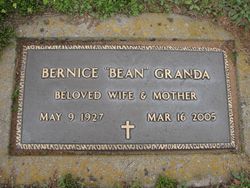Bernice “Bean” <I>Katchmark</I> Granda 