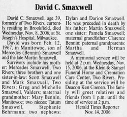 David Clarence Smaxwell 