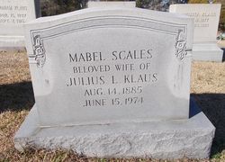 Mabel Annette <I>Scales</I> Klaus 