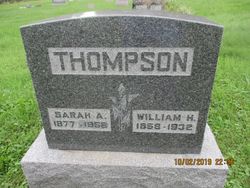 Sarah Ann “Sadie” <I>Bradley</I> Thompson 