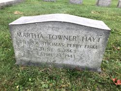 Martha Towner <I>Hayt</I> Fiske 
