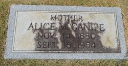 Alice <I>McFarland</I> Canipe 