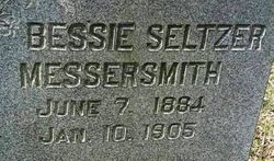Bessie <I>Seltzer</I> Messersmith 